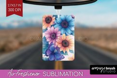 Spring Blossom Air Freshener PNG - Flowers PNG Sublimation Product Image 1