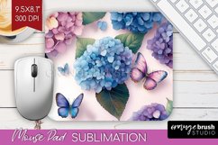 Spring Blossom Mouse Pad Sublimation - Flowers Mousepad PNG Product Image 1