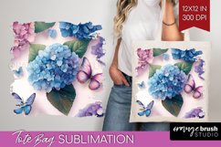 Spring Blossom Tote Bag - Flowers Tote Bag PNG Sublimation Product Image 1