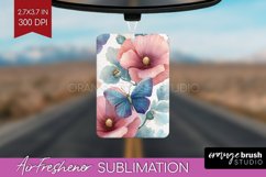 Spring Blossom Air Freshener PNG - Flowers PNG Sublimation Product Image 1