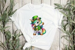 St Patrick’s Day Unicorns Sublimation Product Image 2
