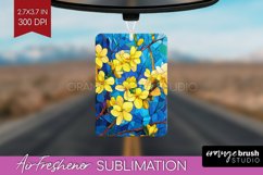 Stained Glass Flowers Air Freshener PNG - Floral PNG Product Image 1