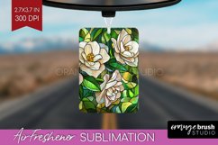 Stained Glass Flowers Air Freshener PNG - Floral PNG Product Image 1
