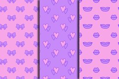 Coquette Romantic Seamless Patterns JPG EPS Product Image 3