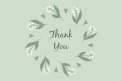Lily Of The Valley Floral Frames PNG Clipart Product Image 3