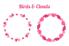 Coquette Romantic Frames PNG Clipart Product Image 3