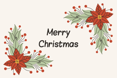Christmas Poinsettia PNG Clipart Product Image 3