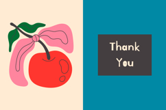 Cherry Bow Mid-century Modern Art Collection Product Image 3