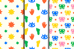 Colorful Natural Shapes Seamless Patterns Product Image 3