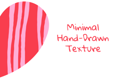 Textured Heart Shapes PNG Clipart Product Image 3