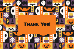 Halloween Geometric Seamless Pattern &amp; Digital Paper Product Image 3