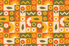 Cottagecore Daisy Seamless Patterns &amp; Digital Papers Product Image 3