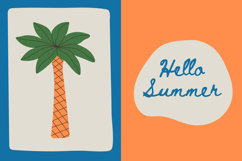 Hand Drawn Palm Tree PNG Clipart Product Image 3