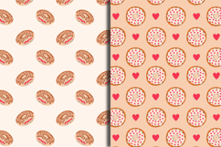 Pink Coquette Donut Seamless Patterns &amp; Digital Papers Set Product Image 3