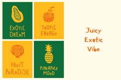 Tropical Fruit Quote Posters Product Image 3
