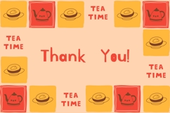 Cozy Tea Time Seamless Pattern &amp; Digital Paper Product Image 3