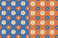 Vintage Summer Daisy Seamless Patterns &amp; Digital Papers Set Product Image 3