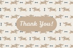 Beige Dog Seamless Patterns Product Image 3