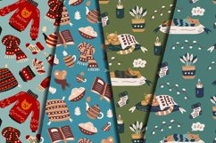 Cozy Winter Patterns &amp; Digital papers Product Image 3