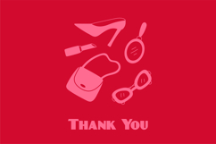 Feminine Fashion &amp; Beauty Doodles PNG Clipart Product Image 3