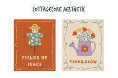 Vintage Cottagecore Quote Posters Product Image 3