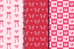 Coquette Valentine Seamless Patterns &amp; Digital Papers Set Product Image 3