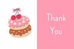 Coquette Pink Donut PNG Clipart Product Image 3