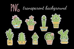 Cute Cacti Stickers Product Image 3
