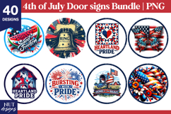 4th of July door sign Patriotic bundle Independence day Product Image 3