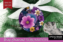 3D Flowers Ornament PNG - Summer PNG Sublimation Product Image 1