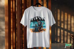 Summer Skeleton Sublimation Clipart Product Image 2