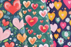 Hearts &amp; Flowers Posters and Patterns Product Image 6