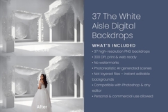37 The White Aisle Digital Backdrops Product Image 3