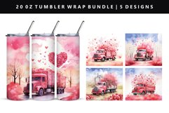 Truck 20oz Tumbler Wrap | Sublimation PNG Design Product Image 1