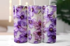 Elegant Floral Tumbler Wrap Bundle | Flowers In Epoxy Resin Product Image 9