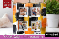 Halloween Photo Tumbler PNG - Brush Stroke Picture Tumbler Product Image 1