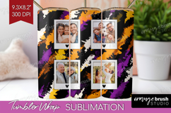Halloween Photo Tumbler PNG - Brush Stroke Picture Tumbler Product Image 1