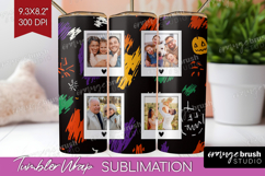 Halloween Photo Tumbler PNG - Brush Stroke Picture Tumbler Product Image 1