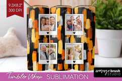 Halloween Photo Tumbler PNG - Brush Stroke Picture Tumbler Product Image 1