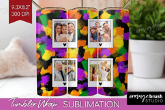 Halloween Photo Tumbler PNG - Brush Stroke Picture Tumbler Product Image 1