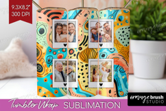 Brush Stroke Photo Tumbler PNG - Abstract Texture Picture Product Image 1