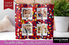 Glitter Photo Tumbler PNG - Sparkle Picture Tumbler Wrap Product Image 1