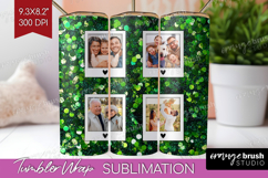 Glitter Photo Tumbler PNG - Sparkle Picture Tumbler Wrap Product Image 1