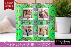 Groovy Photo Tumbler PNG - Flowers Picture Tumbler Wrap Product Image 1