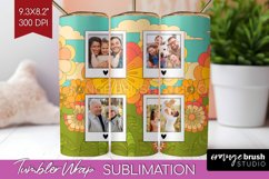 Groovy Photo Tumbler PNG - Flowers Picture Tumbler Wrap Product Image 1