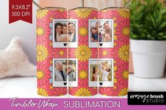 Groovy Photo Tumbler PNG - Flowers Picture Tumbler Wrap Product Image 1