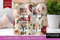 Flowers Photo Tumbler PNG - Floral Picture Tumbler Wrap Product Image 1