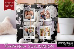 Flowers Photo Tumbler PNG - Floral Picture Tumbler Wrap Product Image 1