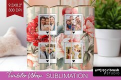 Flowers Photo Tumbler PNG - Floral Picture Tumbler Wrap Product Image 1