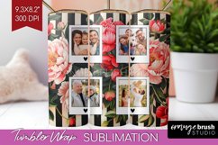 Flowers Photo Tumbler PNG - Floral Picture Tumbler Wrap Product Image 1